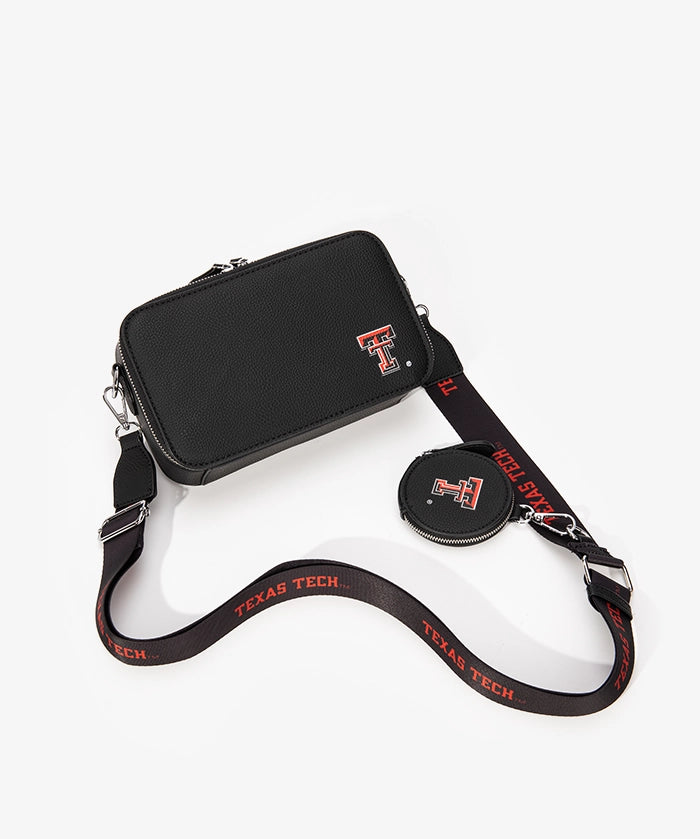 Texas Tech University Red Raiders Crossbody Bag with Coin Pouch
