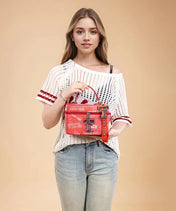 Texas Tech University Red Raiders Box Bag with Top Handle