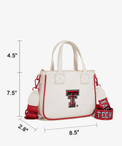 Texas Tech University Red Raiders Tote Bag with Coin Pouch