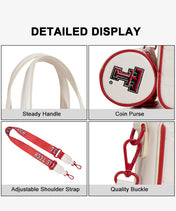 Texas Tech University Red Raiders Tote Bag with Coin Pouch