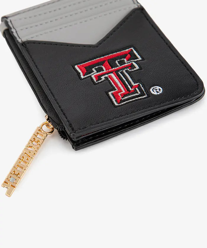 Texas Tech University Red Raiders Zip Card Case