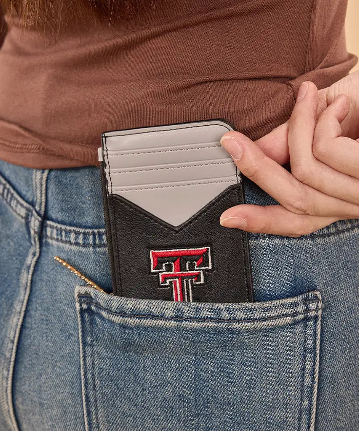 Texas Tech University Red Raiders Zip Card Case