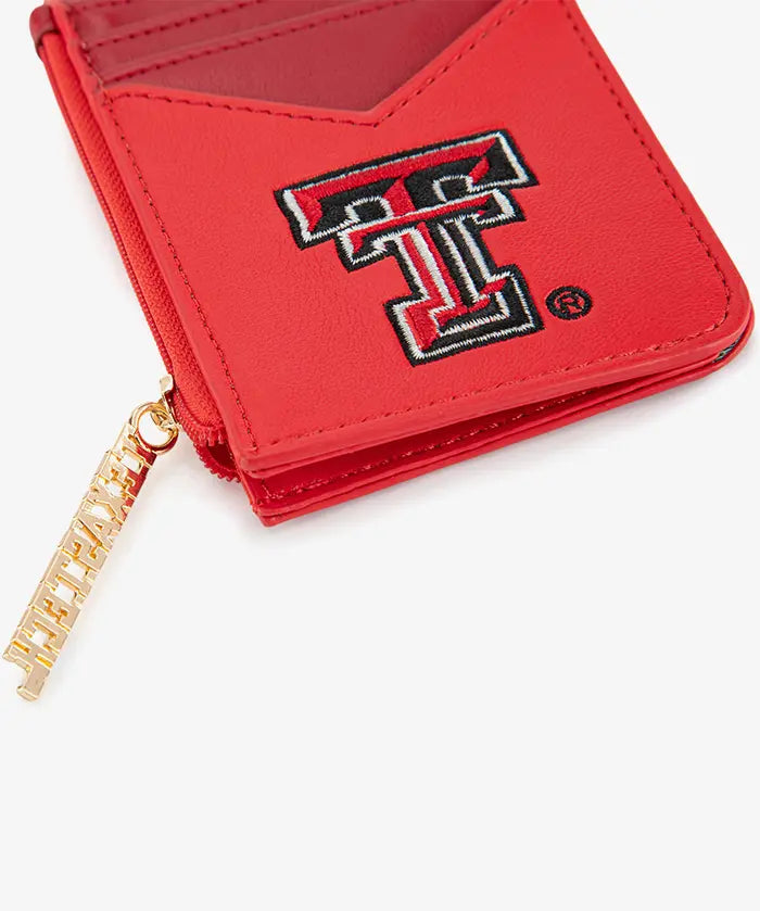 Texas Tech University Red Raiders Zip Card Case