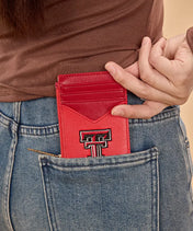Texas Tech University Red Raiders Zip Card Case