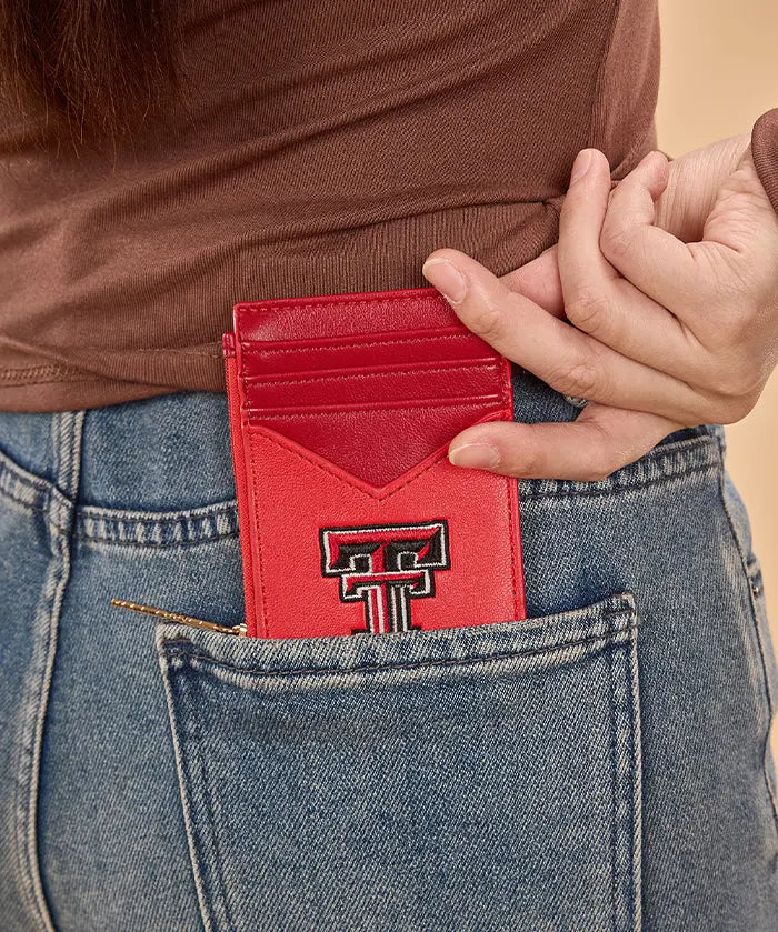 Texas Tech University Red Raiders Zip Card Case