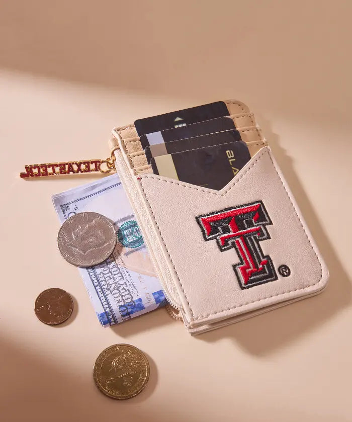 Texas Tech University Red Raiders Zip Card Case