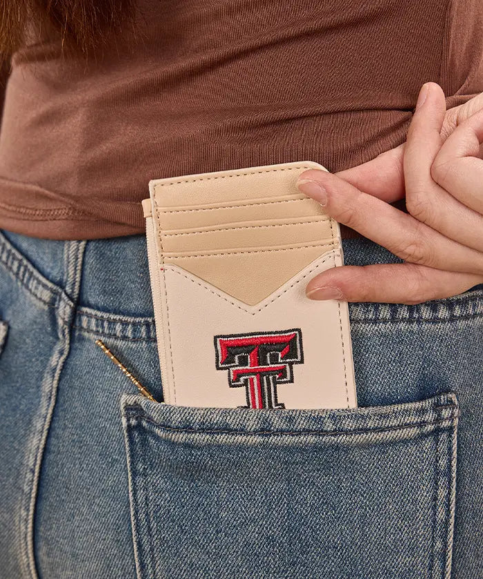 Texas Tech University Red Raiders Zip Card Case