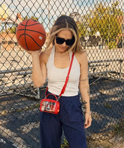 WNBA Atlanta Dream Mini Clear Crossbody Bag