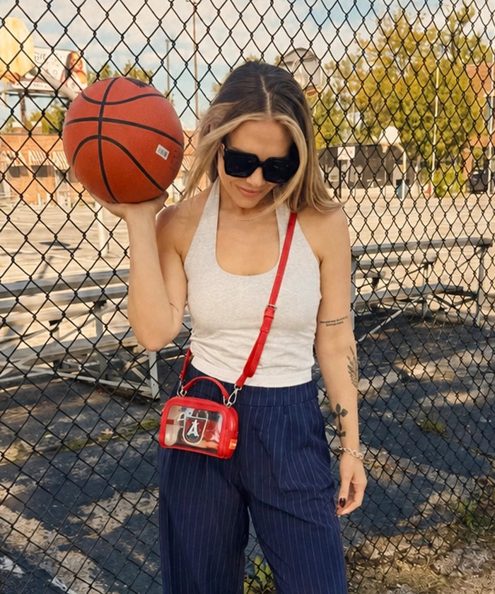 WNBA Atlanta Dream Mini Clear Crossbody Bag