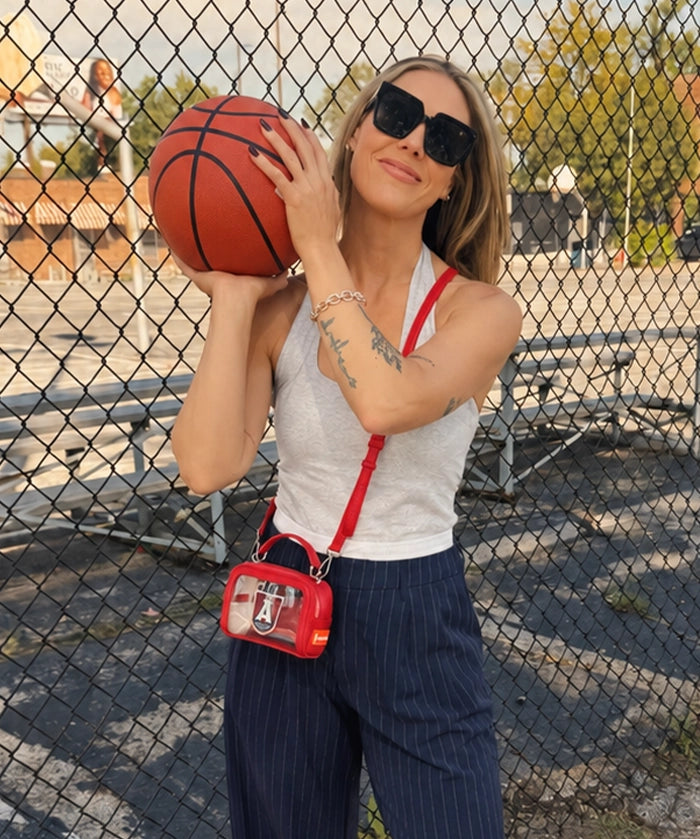 WNBA Atlanta Dream Mini Clear Crossbody Bag
