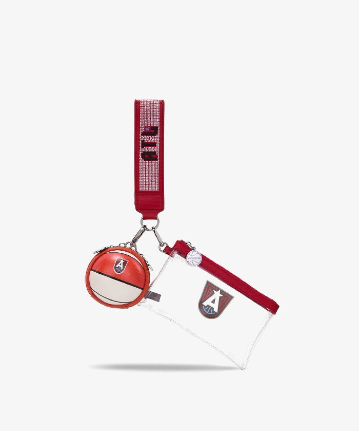 WNBA Atlanta Dream Clear Wristlet Set