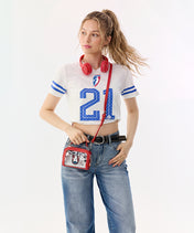 WNBA Atlanta Dream Mini Clear Crossbody Bag