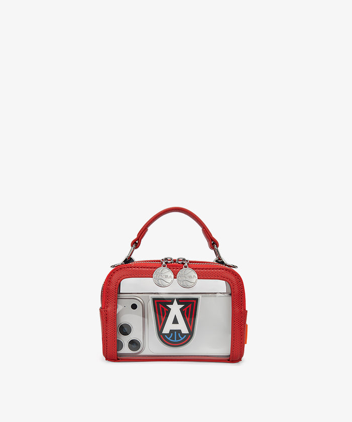 WNBA Atlanta Dream Mini Clear Crossbody Bag