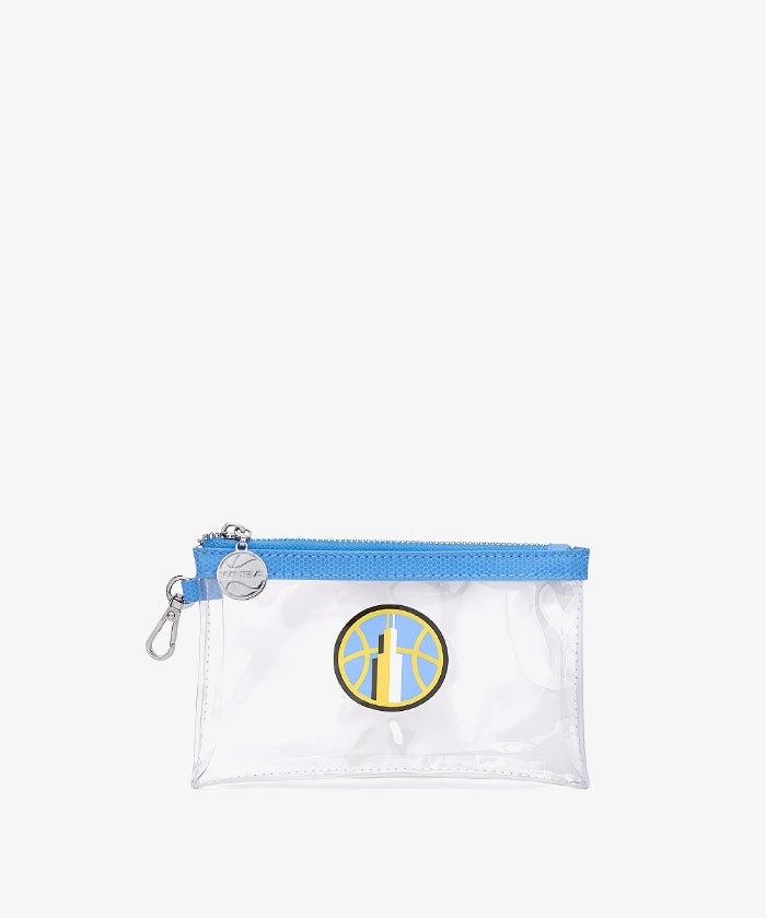 WNBA Chicago Sky Clear Wristlet Set