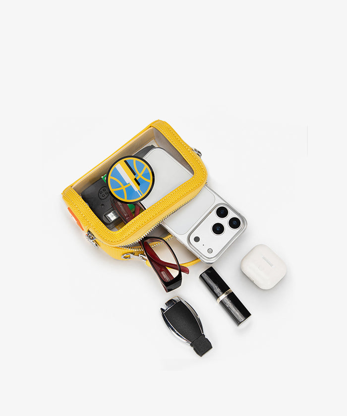 WNBA Chicago Sky Mini Clear Crossbody Bag