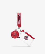 WNBA Indiana Fever Clear Wristlet Set