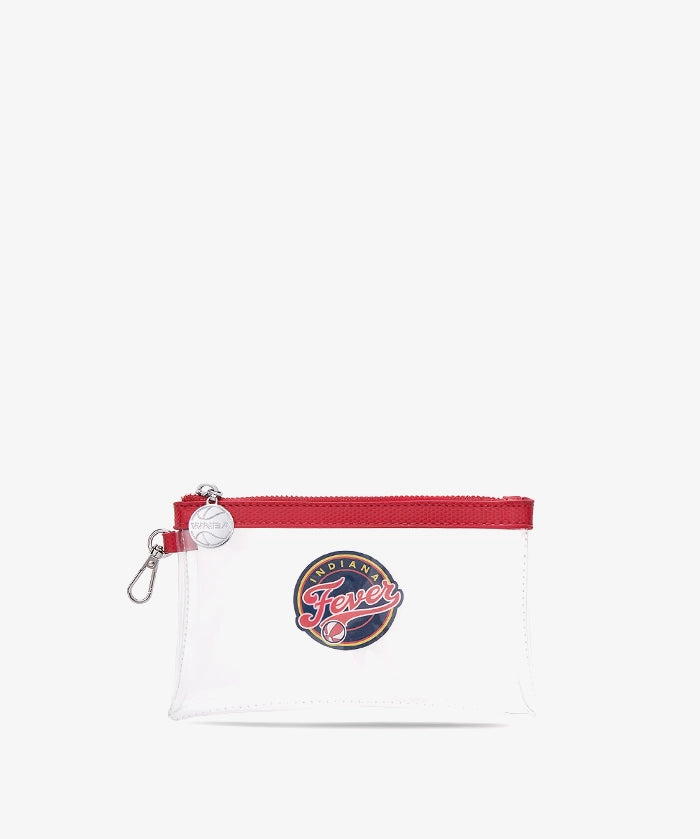 WNBA Indiana Fever Clear Wristlet Set