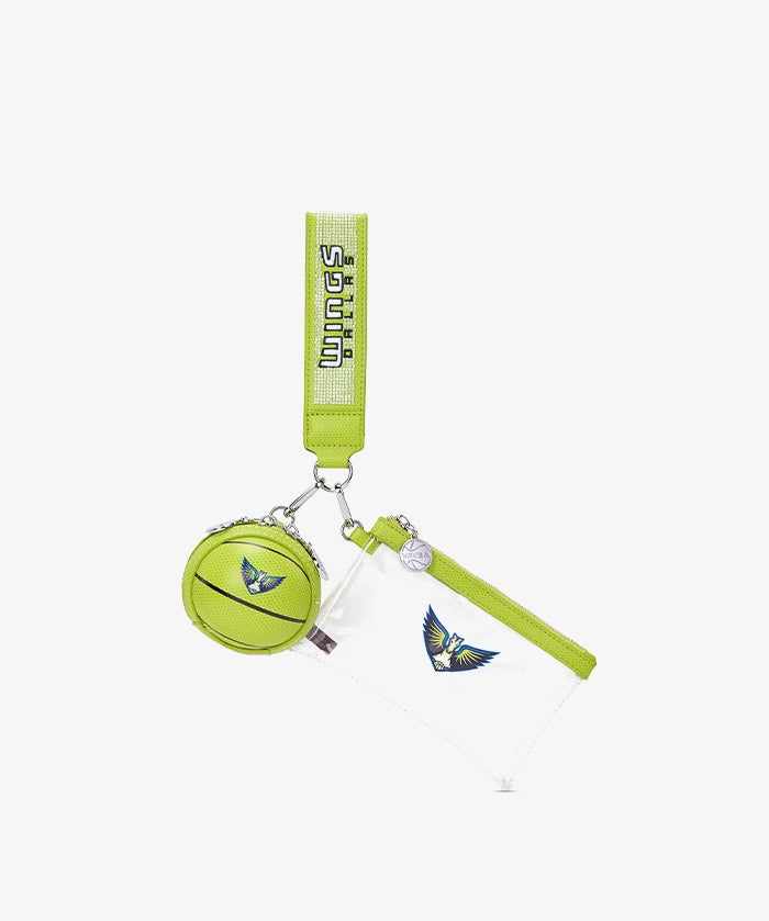WNBA Dallas Wings Clear Wristlet Set