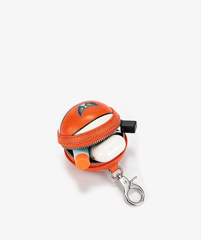 WNBA Dallas Wings Mini Basketball Keychain Pouch
