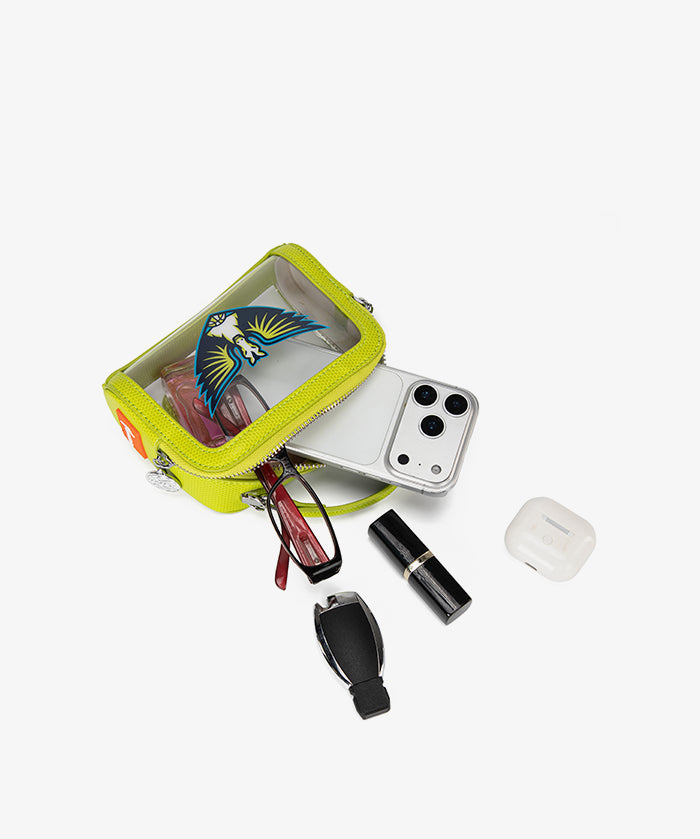 WNBA Dallas Wings Mini Clear Crossbody Bag