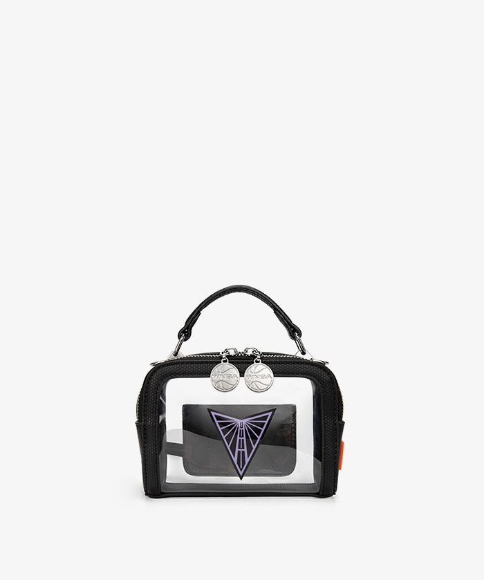 WNBA Golden State Valkyries Mini Clear Crossbody Bag