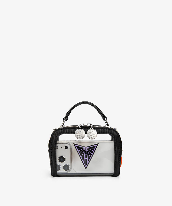WNBA Golden State Valkyries Mini Clear Crossbody Bag