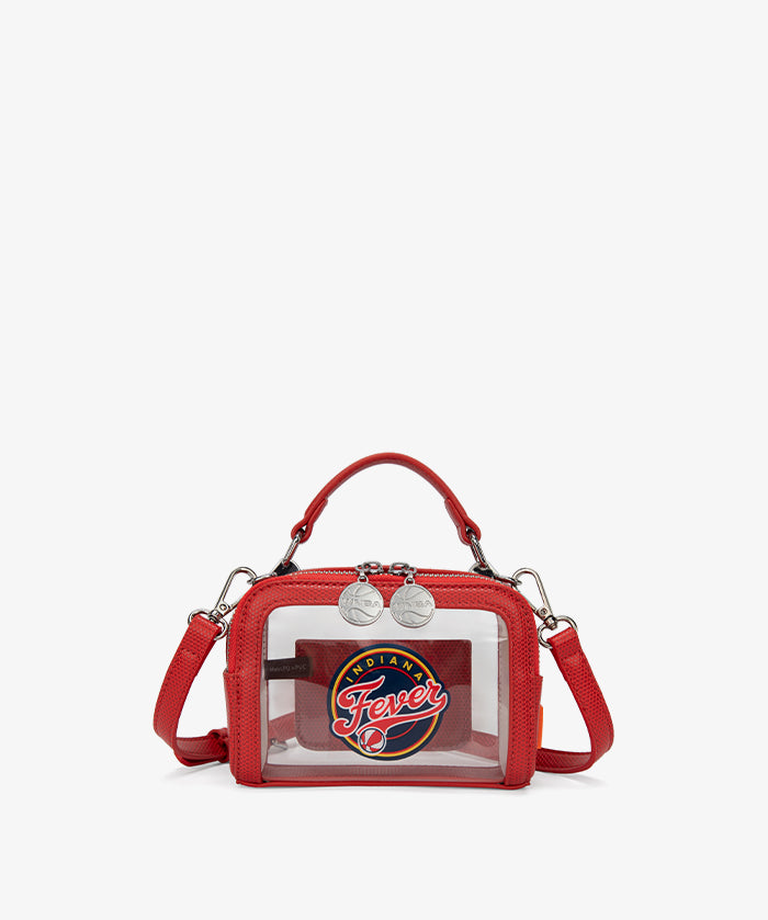 WNBA Indiana Fever Mini Clear Crossbody Bag