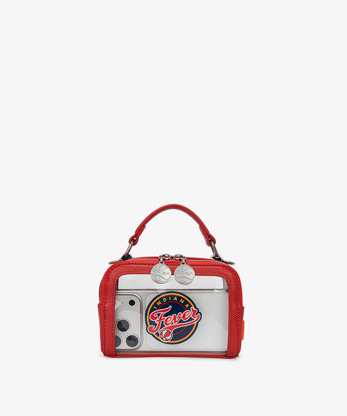 WNBA Indiana Fever Mini Clear Crossbody Bag
