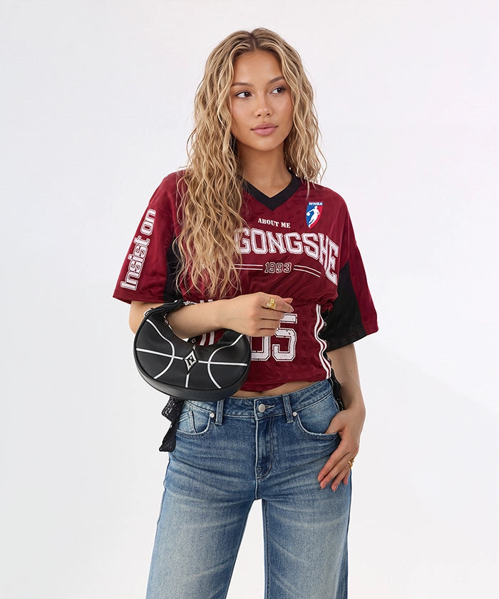 WNBA Las Vegas Aces Basketball Crossbody Bag