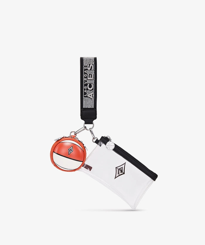 WNBA Las Vegas Aces Clear Wristlet Set