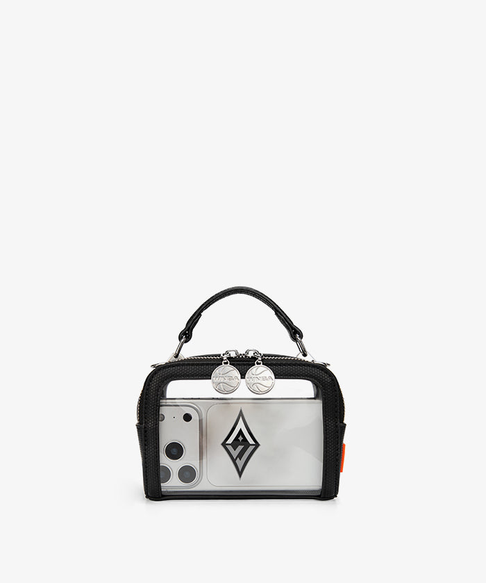 WNBA Las Vegas Aces Mini Clear Crossbody Bag