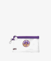 WNBA Los Angeles Sparks Clear Wristlet Set