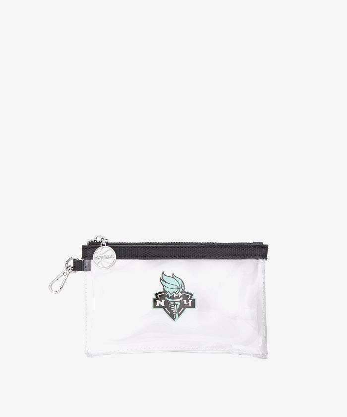 WNBA New York Liberty Clear Wristlet Set