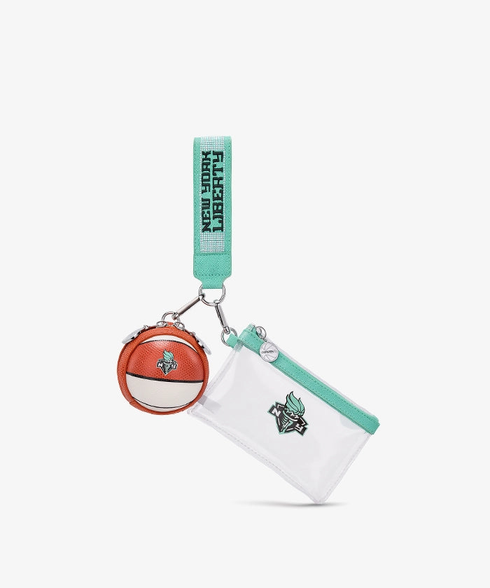 WNBA New York Liberty Clear Wristlet Set