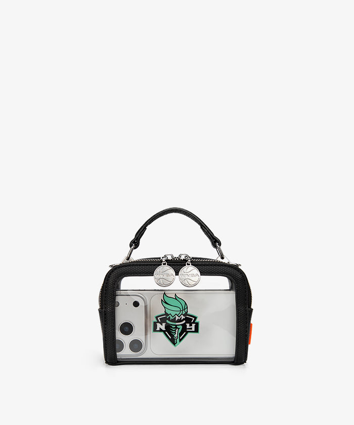 WNBA New York Liberty Mini Clear Crossbody Bag