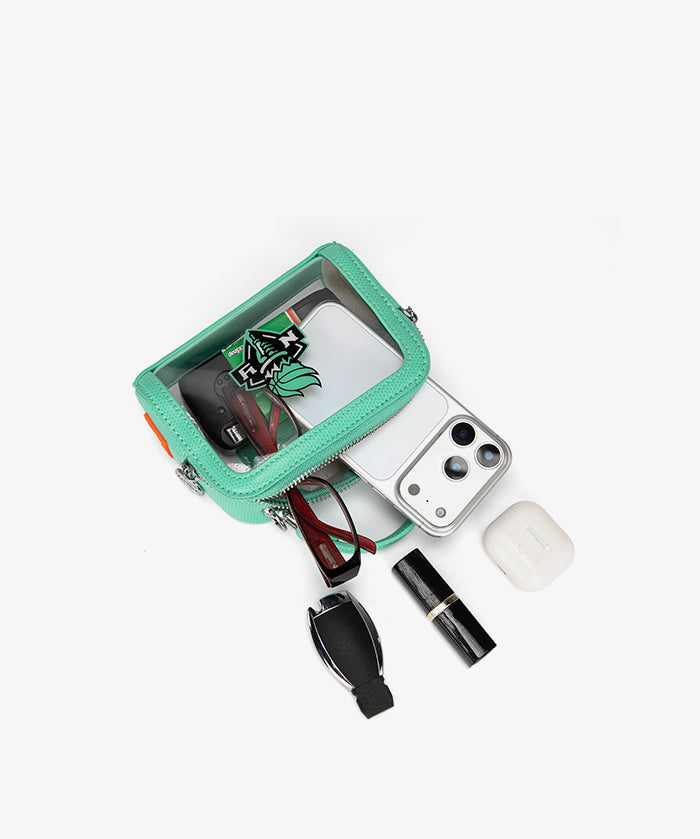 WNBA New York Liberty Mini Clear Crossbody Bag