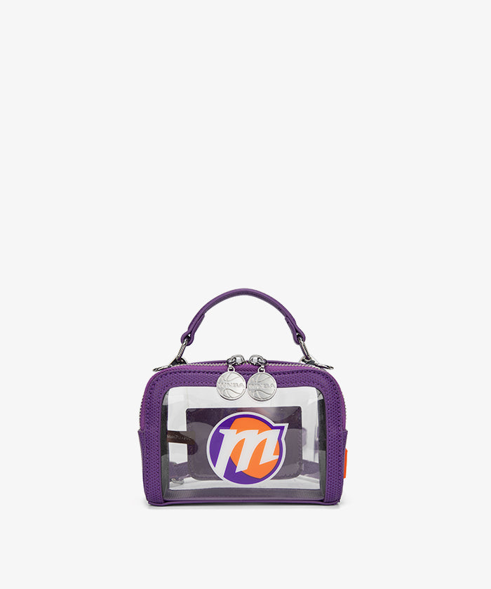 WNBA Phoenix Mercury Mini Clear Crossbody Bag