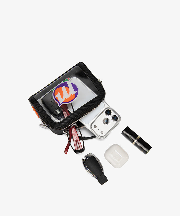 WNBA Phoenix Mercury Mini Clear Crossbody Bag