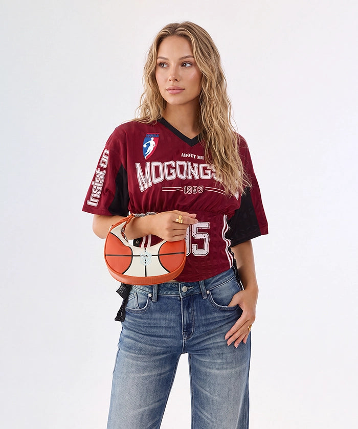 WNBA Portland Fire Basketball Crossbody Bag