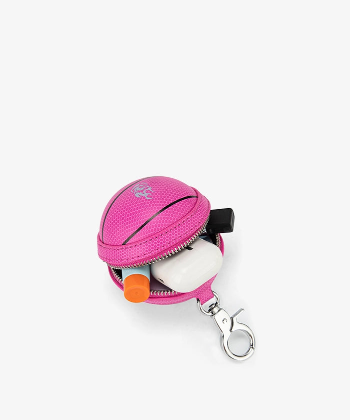 WNBA Portland Fire Mini Basketball Keychain Pouch