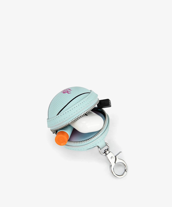 WNBA Portland Fire Mini Basketball Keychain Pouch
