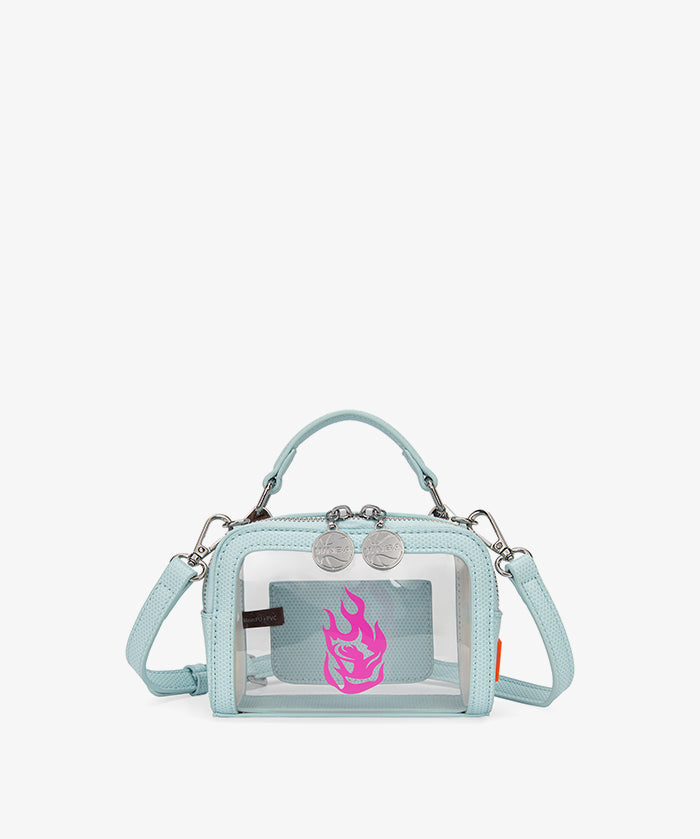 WNBA Portland Fire Mini Clear Crossbody Bag