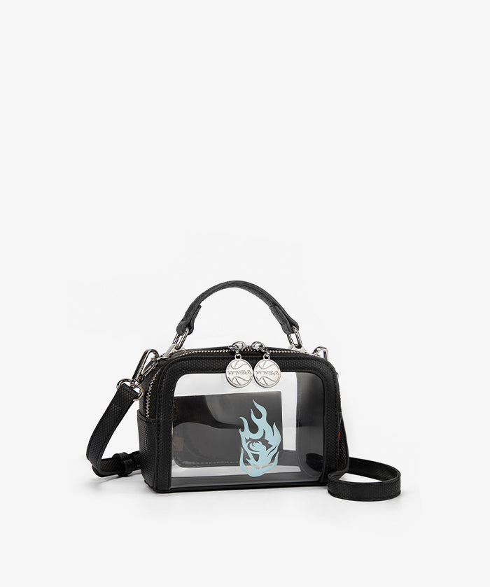 WNBA Portland Fire Mini Clear Crossbody Bag