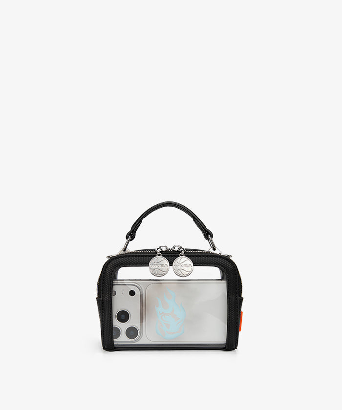 WNBA Portland Fire Mini Clear Crossbody Bag