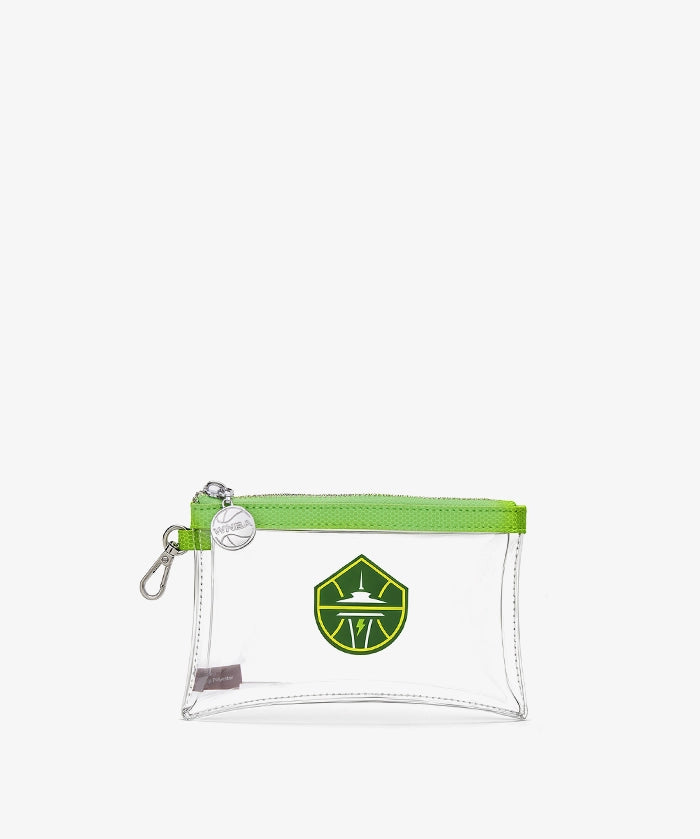 WNBA Seattle Storm Clear Wristlet Set