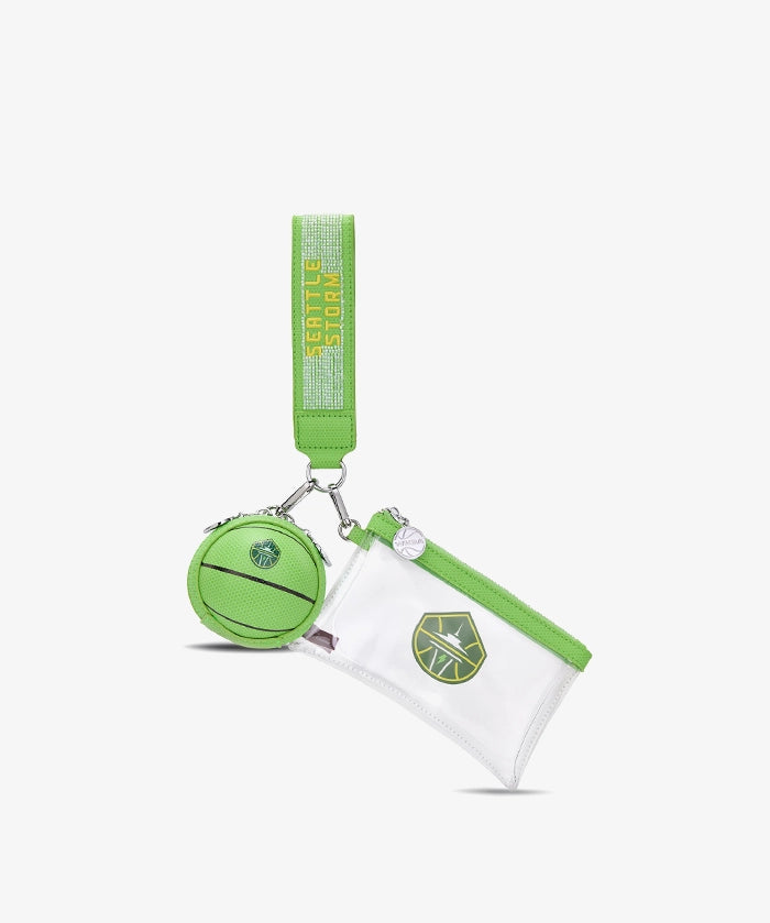 WNBA Seattle Storm Clear Wristlet Set