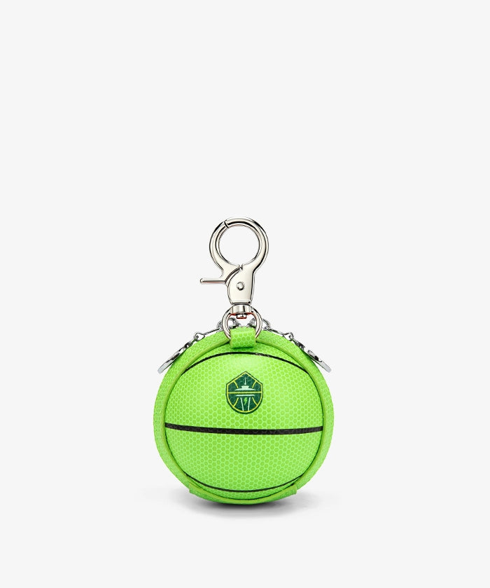 WNBA Seattle Storm Mini Basketball Keychain Pouch