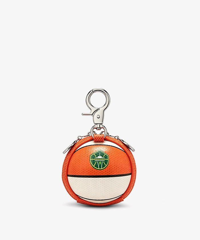 WNBA Seattle Storm Mini Basketball Keychain Pouch