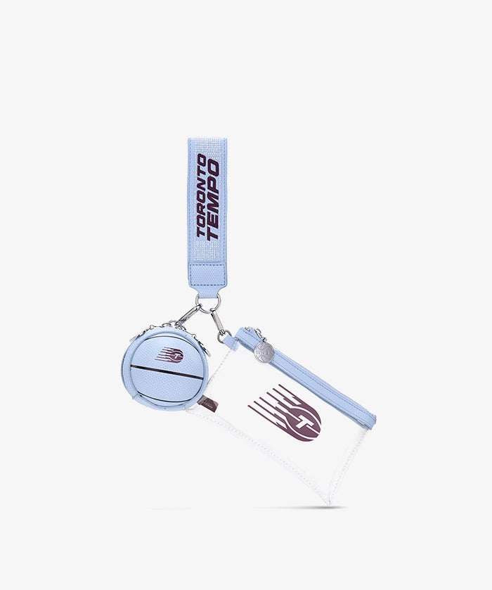 WNBA Toronto Tempo Clear Wristlet Set