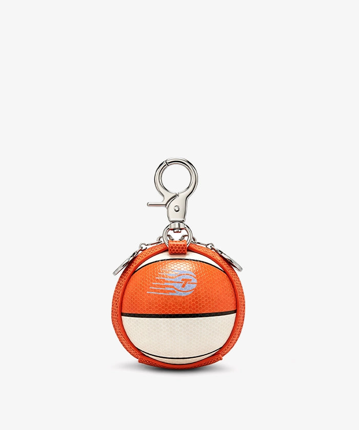 WNBA Toronto Tempo Mini Basketball Keychain Pouch